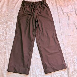 RAINS Rain Trousers Ultralight Pants Wide Leg Black Colour - Medium